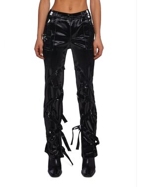 Darker Wavs Modulation Liquid Velvet Strappy Pants